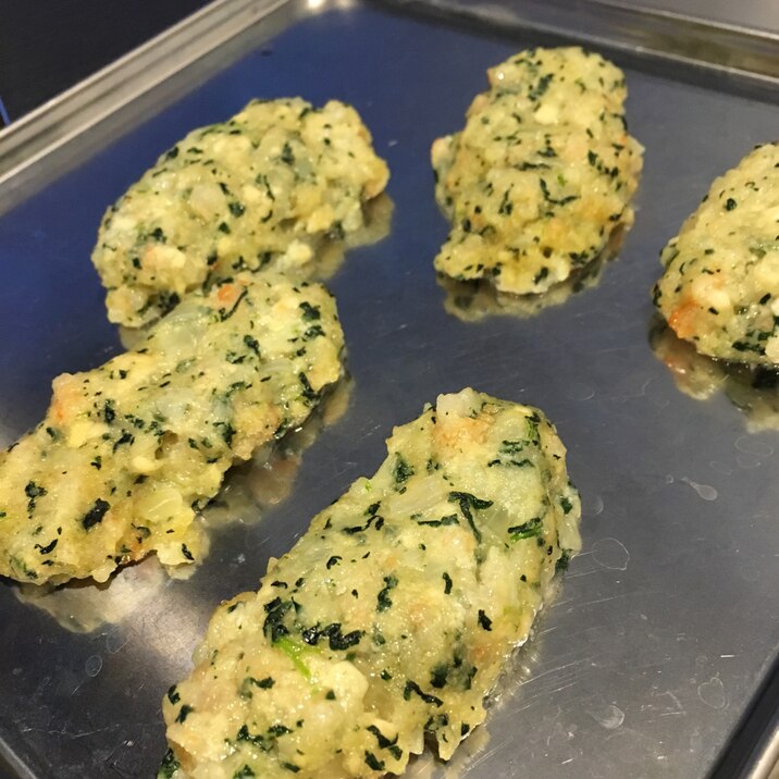 離乳食 レンジで簡単海老バーグ